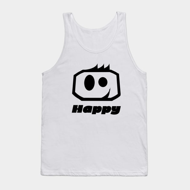 happy Tank Top by Originalitee